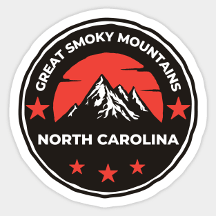 Great Smoky Mountains North Carolina - Travel Sticker